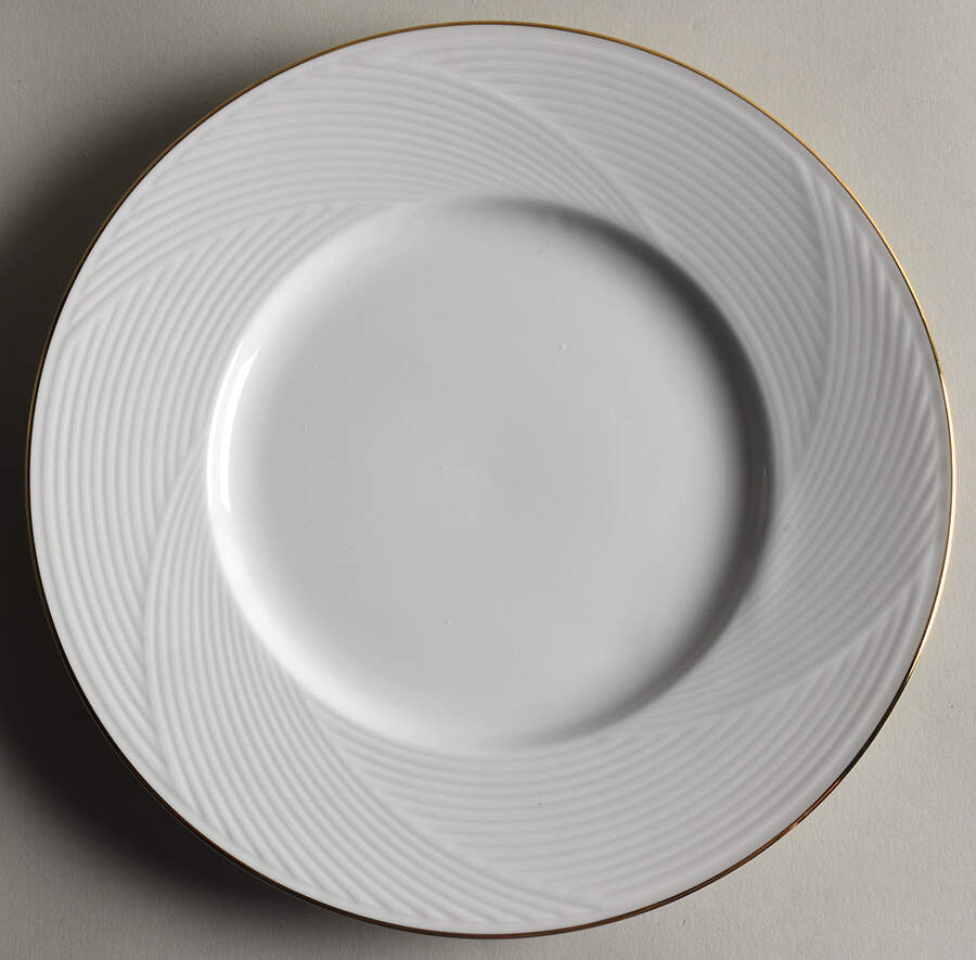 Brocade Gold Salad Plate by Dansk-1