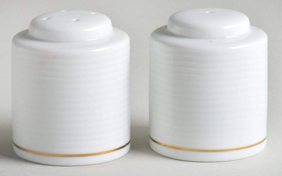 Brocade Gold Salt & Pepper Set by Dansk-1