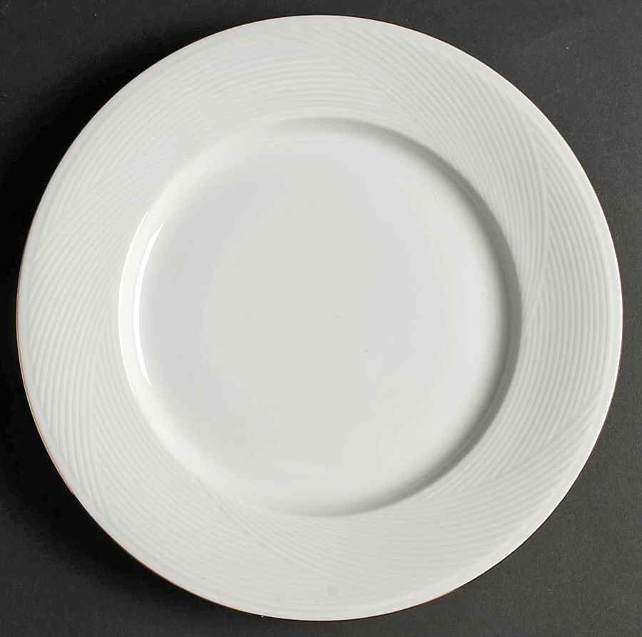 Brocade Gold 12" Chop Plate (Round Platter) by Dansk-1