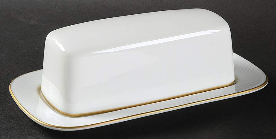 Brocade Gold 1/4 Lb Covered Butter by Dansk-1