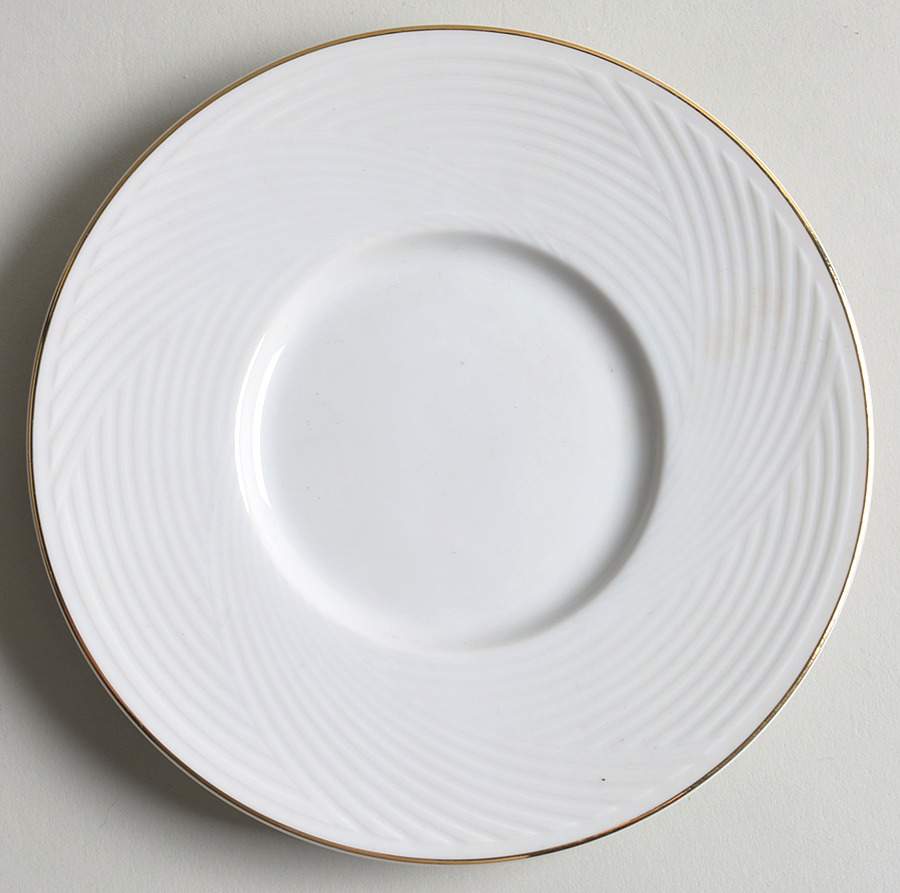 Brocade Gold Saucer by Dansk-1