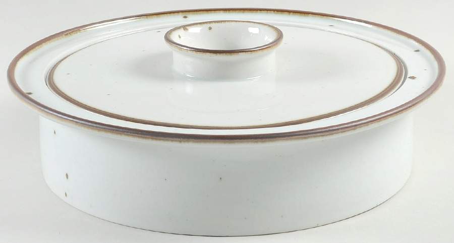 Brown Mist 2 Qt Round Covered Casserole by Dansk-1