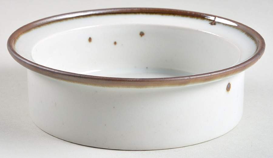 Brown Mist Rim Soup Bowl by Dansk-1