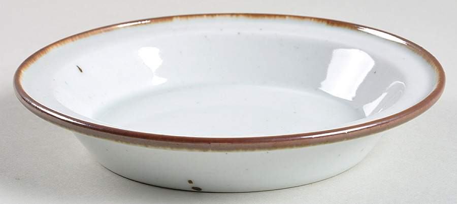 Brown Mist Rim Fruit/Dessert (Sauce) Bowl by Dansk-1