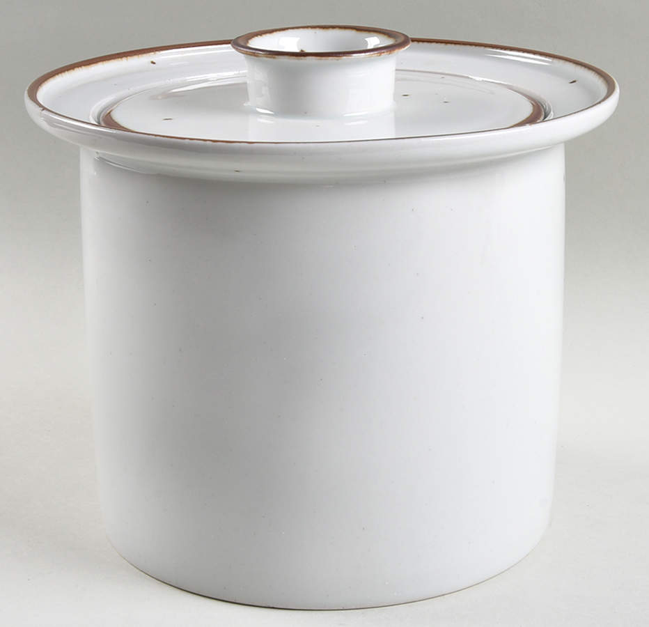 Brown Mist 4 Quart Round Covered Casserole by Dansk-1