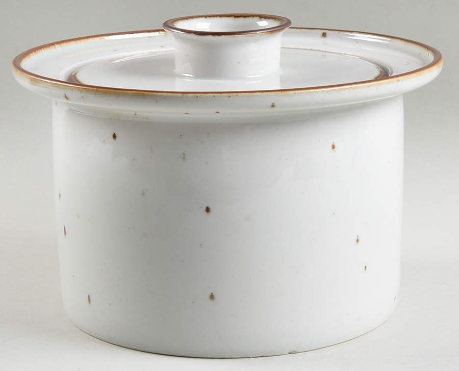 Brown Mist 3 Quart Round Covered Casserole by Dansk-1