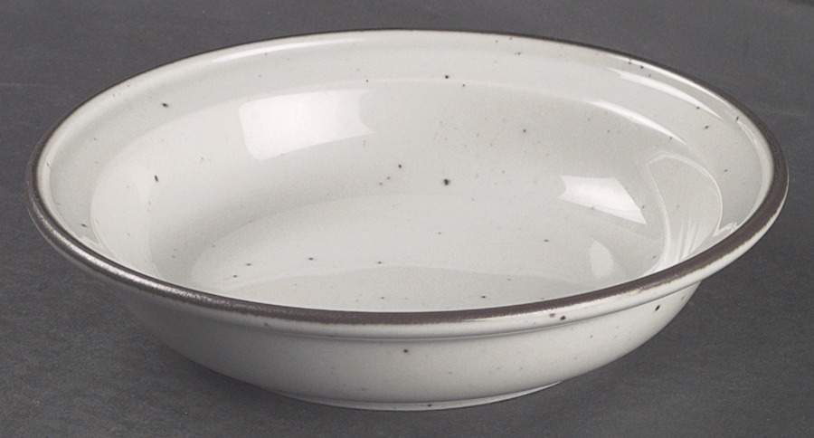 Brown Mist Rim Soup Bowl by Dansk-1