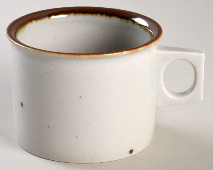 Brown Mist Flat Cup by Dansk-1