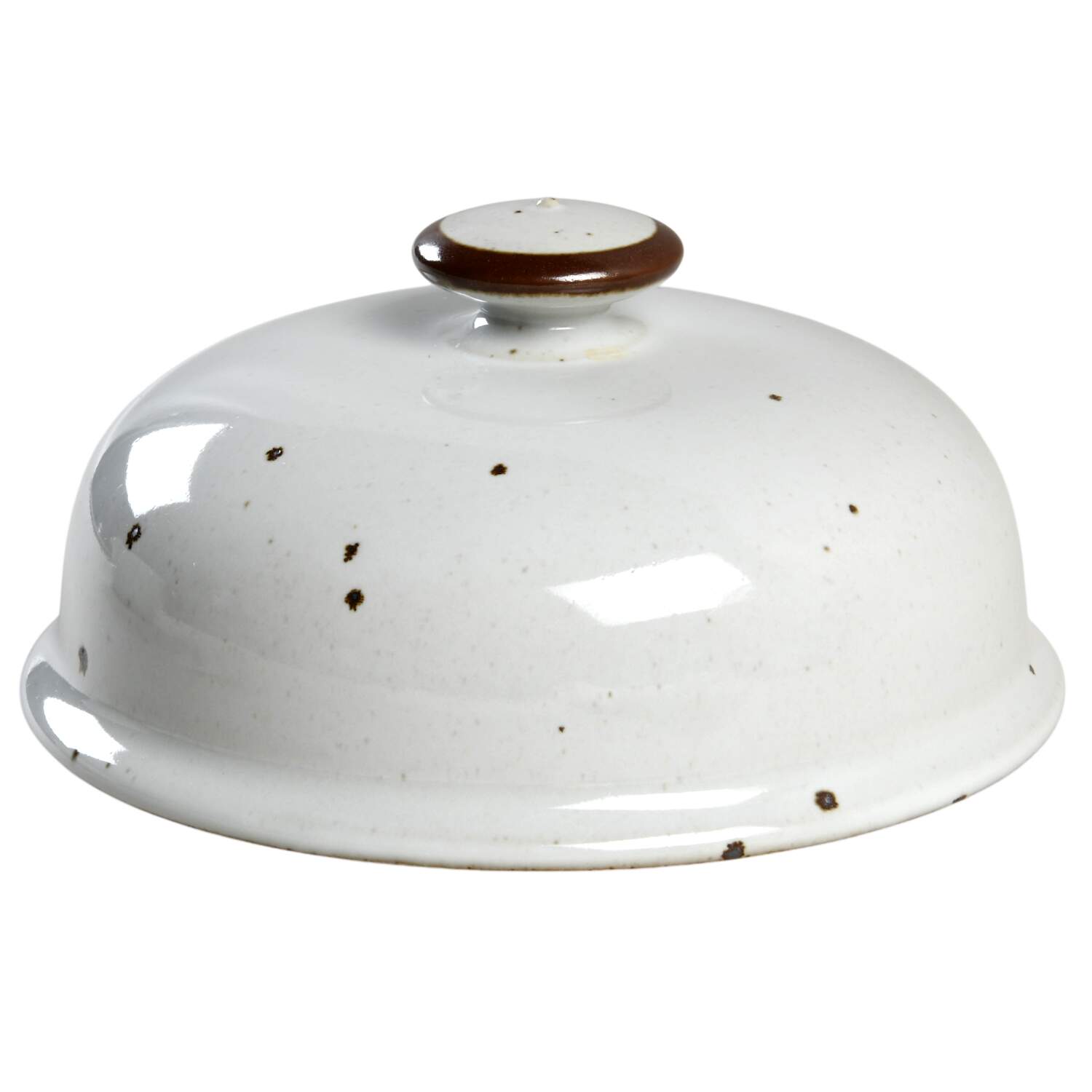 Brown Mist Lid for Round Butter by Dansk-1