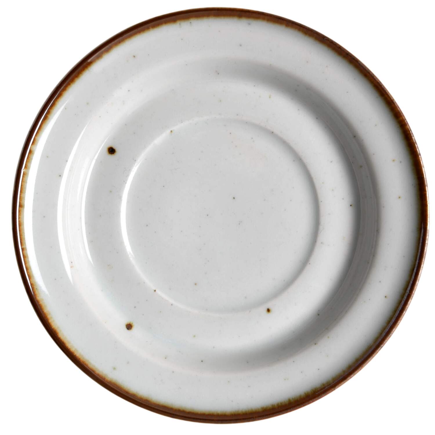 Brown Mist Saucer for Flat Cup by Dansk-1