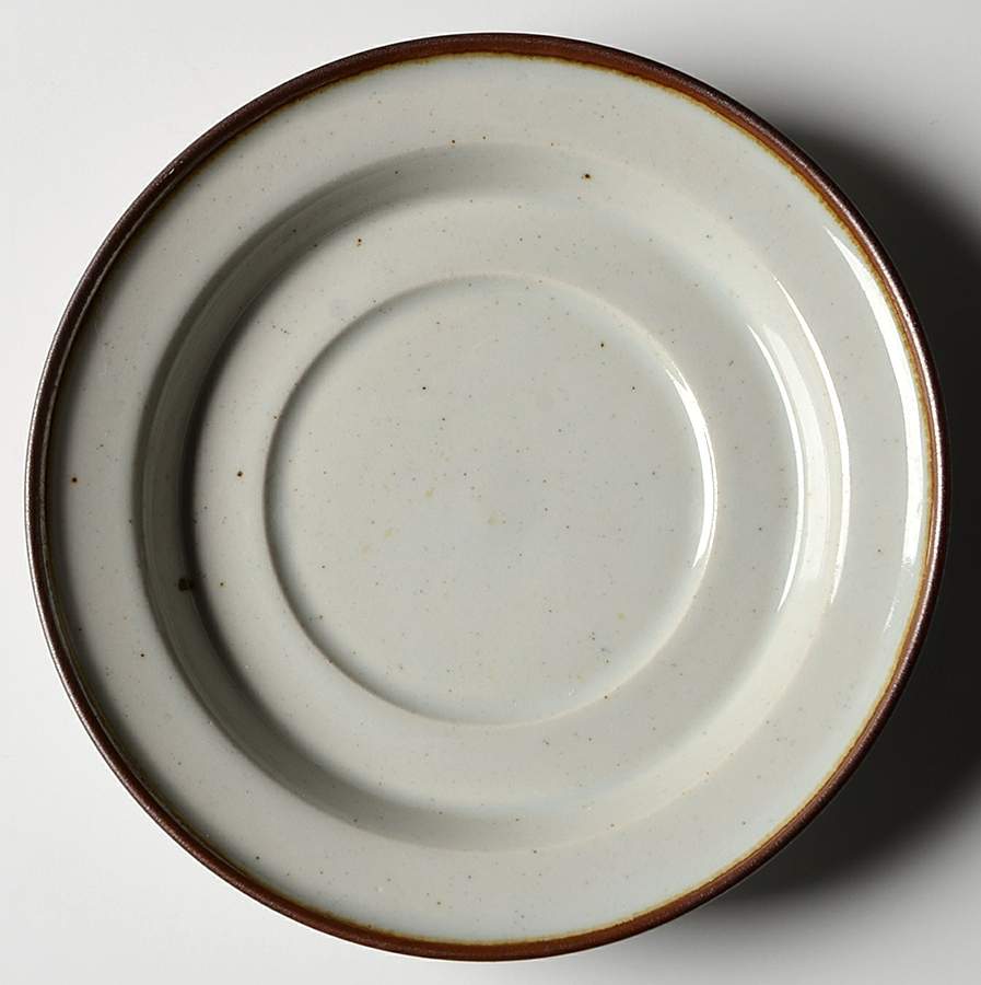 Brown Mist Saucer for Flat Cup by Dansk-1