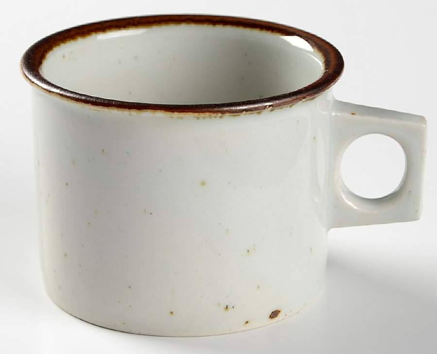 Brown Mist Flat Cup by Dansk-1