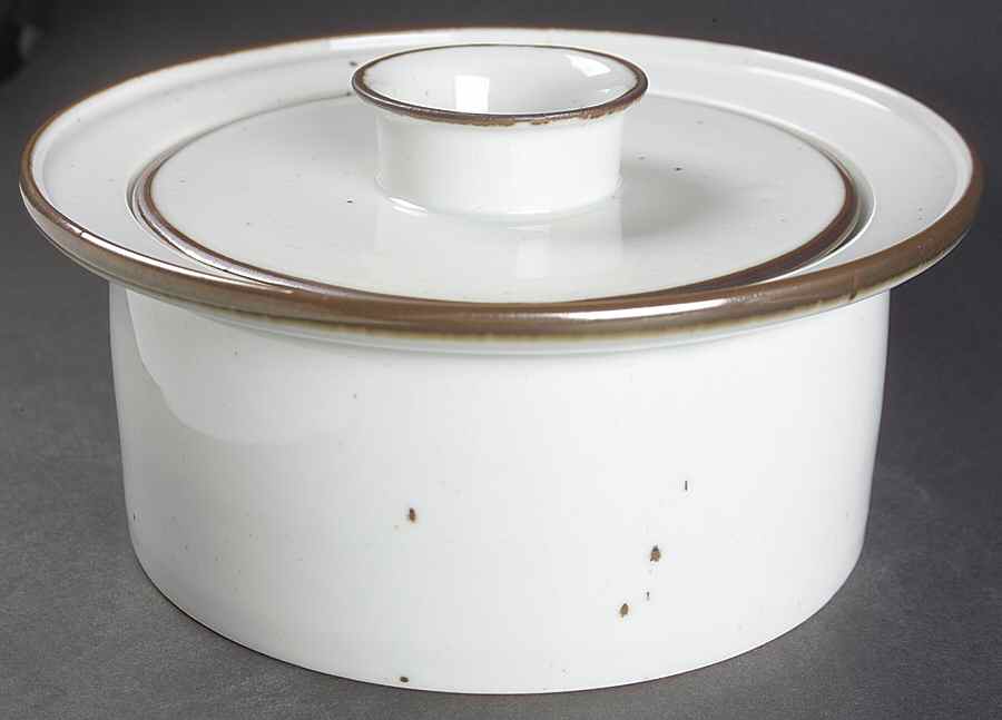 Brown Mist 1.75 Qt Round Covered Casserole by Dansk-1