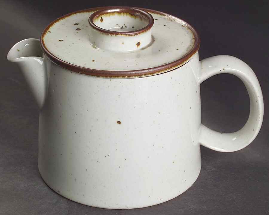 Brown Mist Teapot & Lid by Dansk-1
