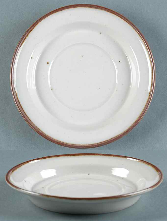 Brown Mist Saucer for Flat Cup by Dansk-1