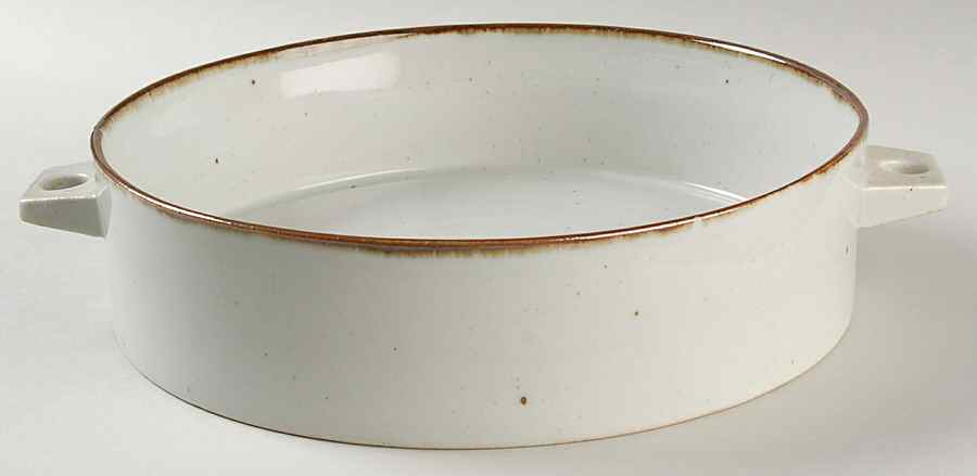 Brown Mist 1.75 Qt Round Covered Casserole No Lid by Dansk-1