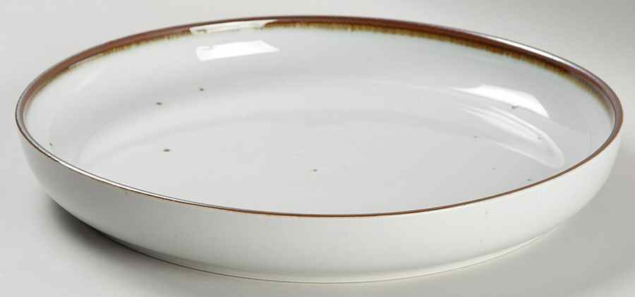 Brown Mist 11" Deep Round Platter by Dansk-1
