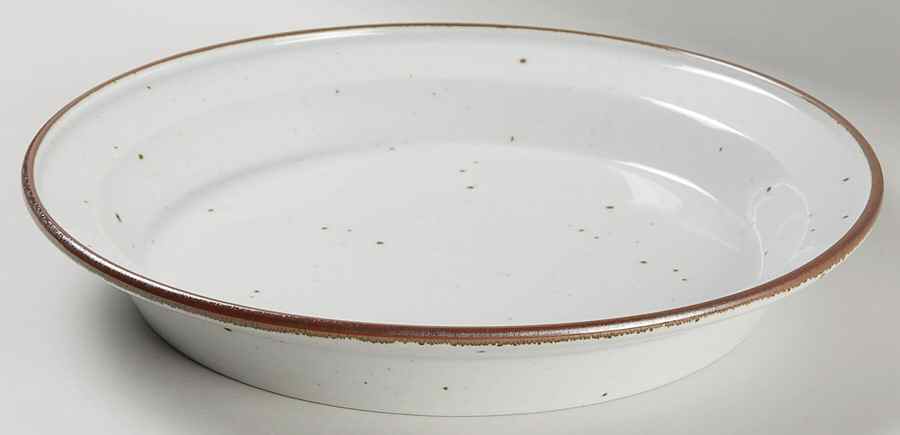 Brown Mist 13" Deep Round Platter by Dansk-1