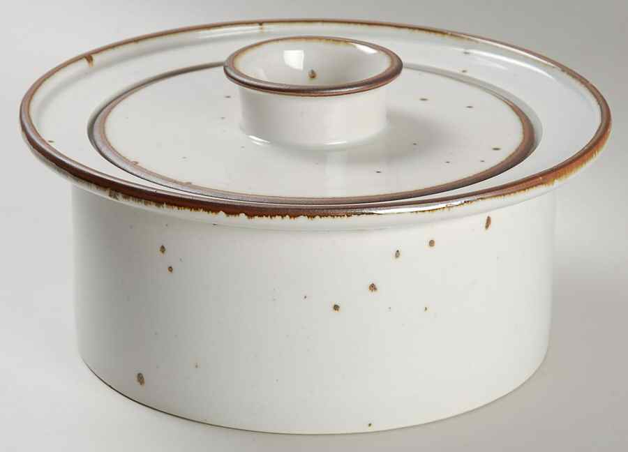 Brown Mist 1.5 Qt Round Covered Casserole by Dansk-1