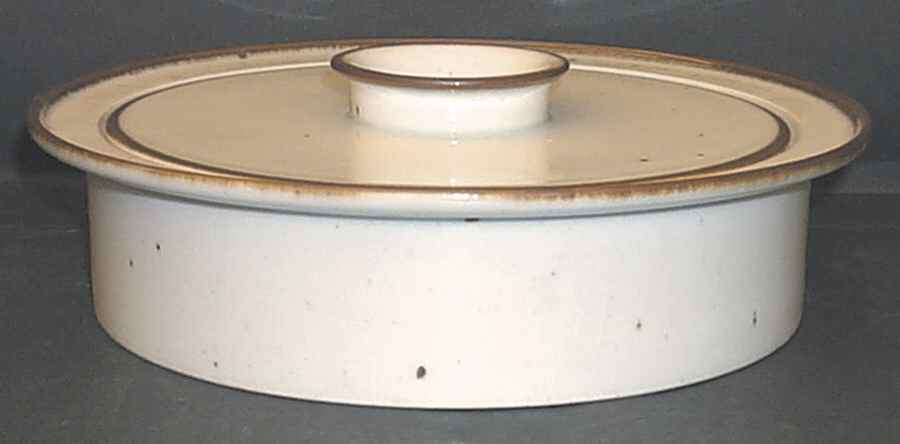 Brown Mist 2 Qt Round Covered Casserole by Dansk-1