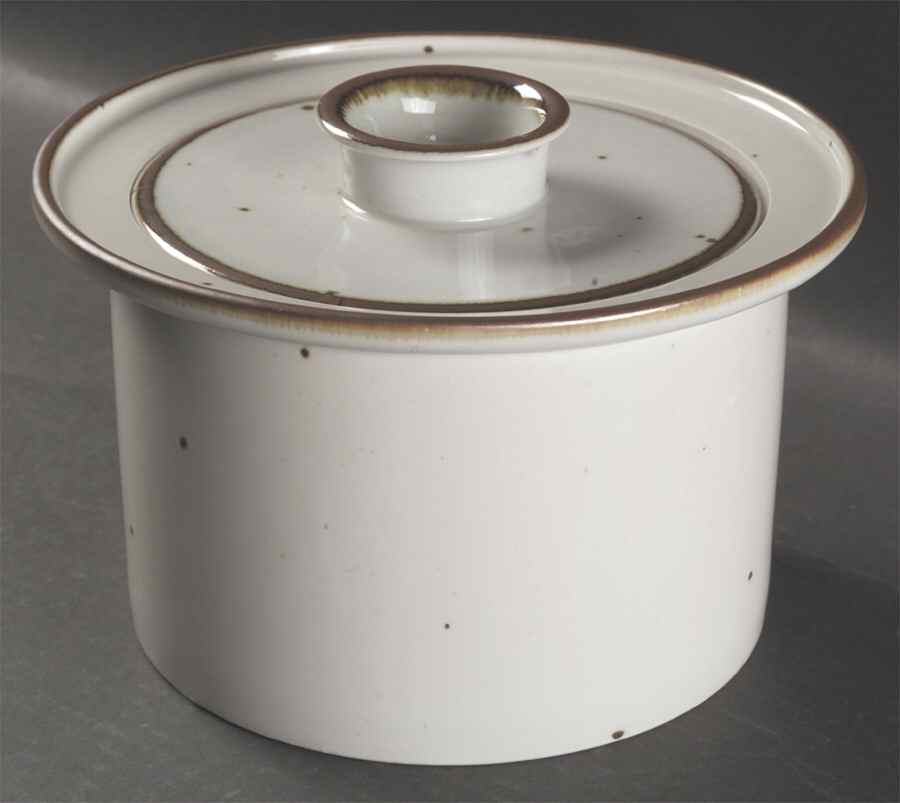 Brown Mist 3 Quart Round Covered Casserole by Dansk-1