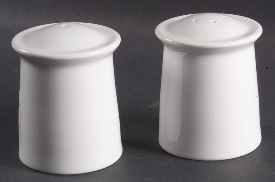 Cafe Blanc (Rim) Salt & Pepper Set by Dansk-1