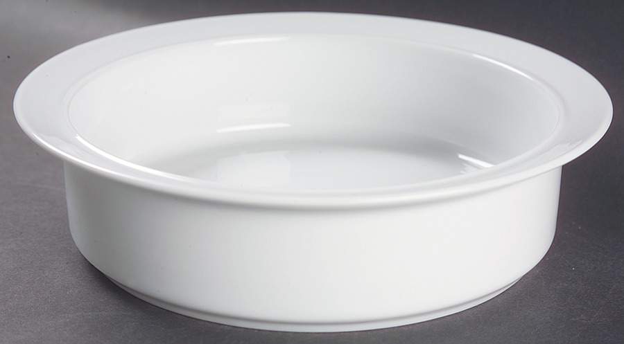 Cafe Blanc (Rim) 7" Round Vegetable Bowl by Dansk-1