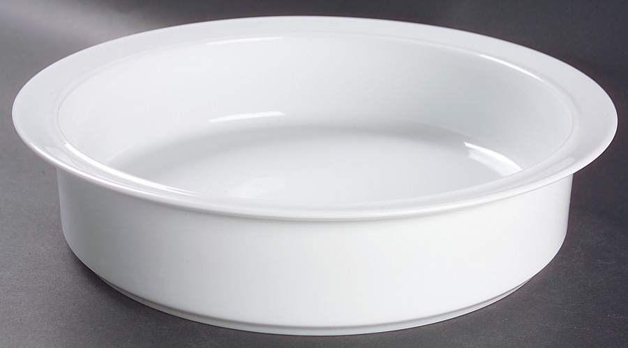 Cafe Blanc (Rim) 11" Round Vegetable Bowl by Dansk-1