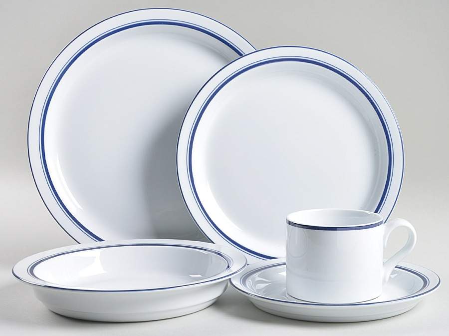 Christianshavn Blue 5 Piece Place Setting by Dansk-1