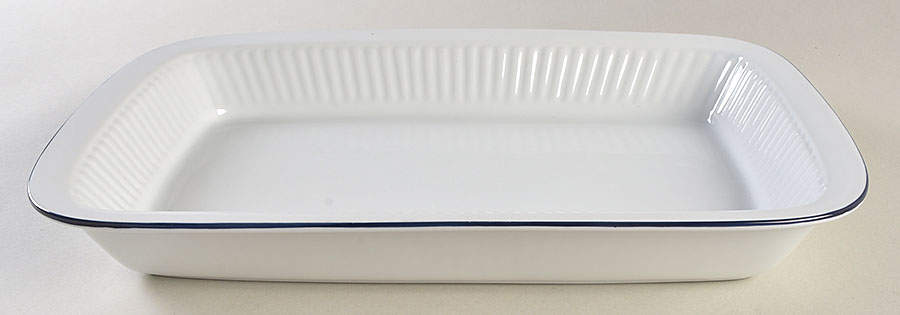 Christianshavn Blue 14" Rectangular Baker by Dansk-1