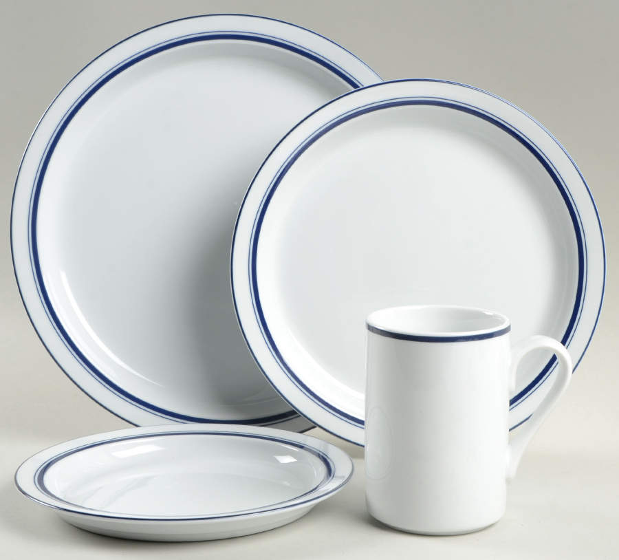 Christianshavn Blue 4 Piece Place Setting by Dansk-1
