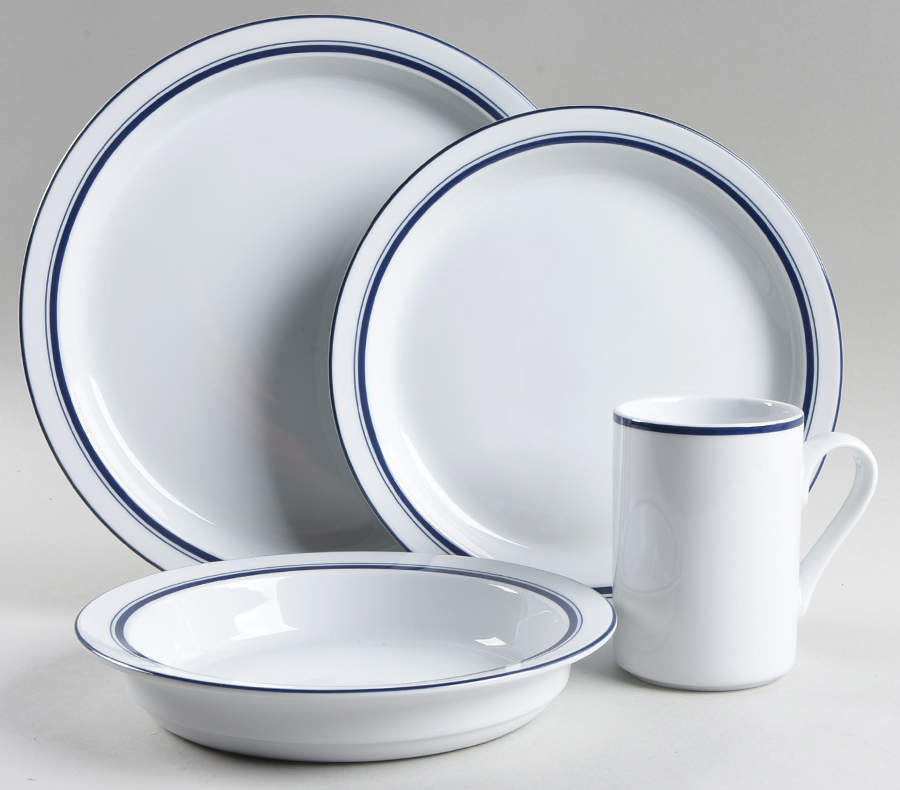 Christianshavn Blue 4 Piece Place Setting by Dansk-1