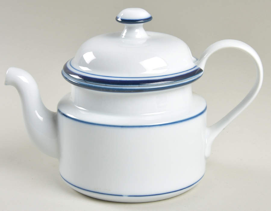 Christianshavn Blue Mini Teapot with Infuser by Dansk-1