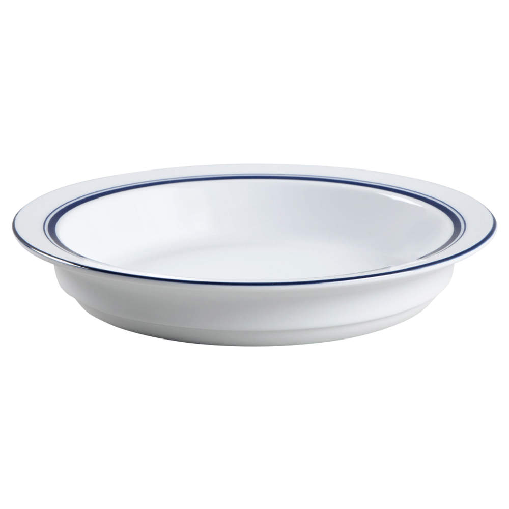 Christianshavn Blue Rim Soup Bowl by Dansk-1