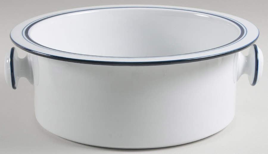 Christianshavn Blue 3 Quart Round Casserole No Lid by Dansk-1