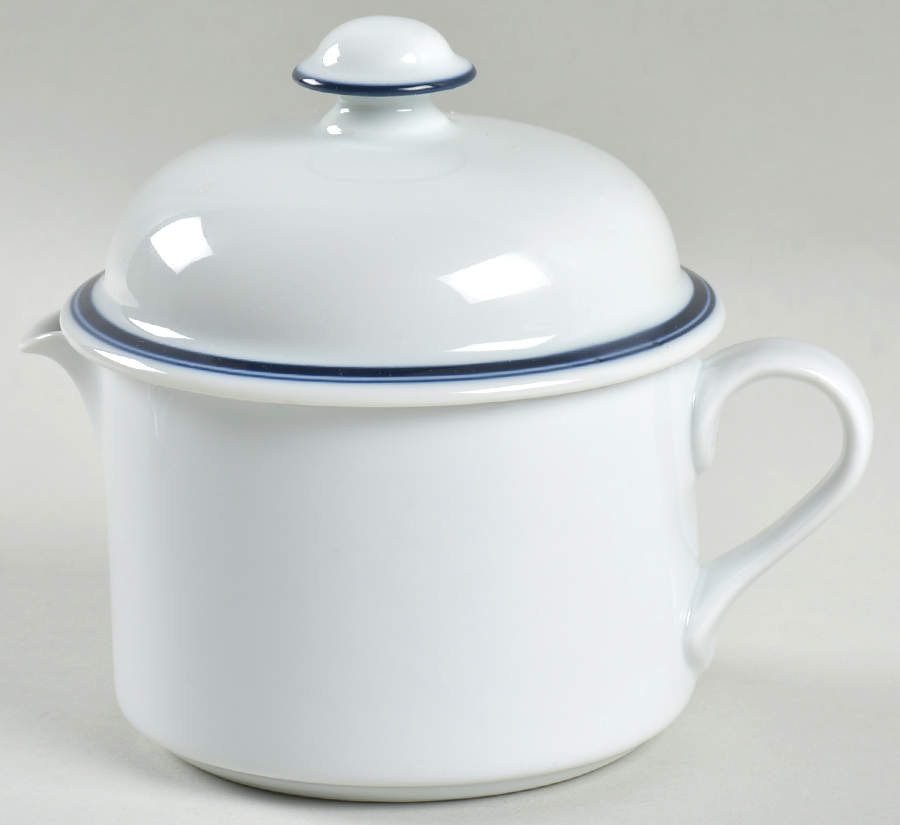Christianshavn Blue Creamer & Lid by Dansk-1