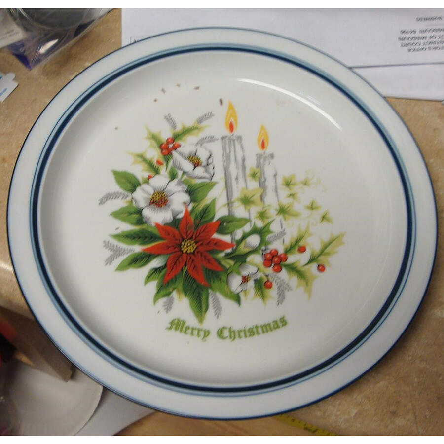 Christianshavn Blue Accent Salad Plate by Dansk-1