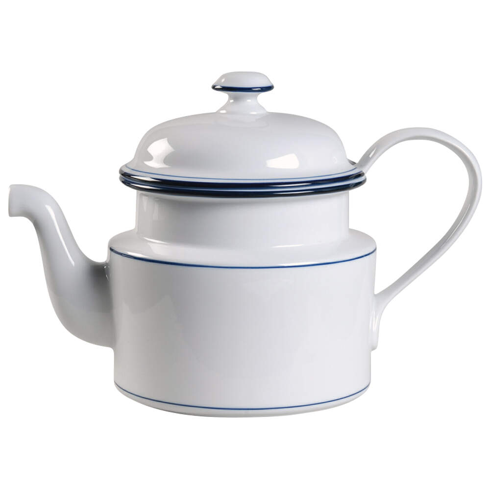 Christianshavn Blue Tea/Coffee Pot & Lid by Dansk-1