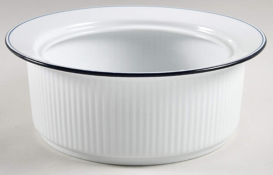 Christianshavn Blue 2 Qt Round Covered Casserole No Lid by Dansk-1