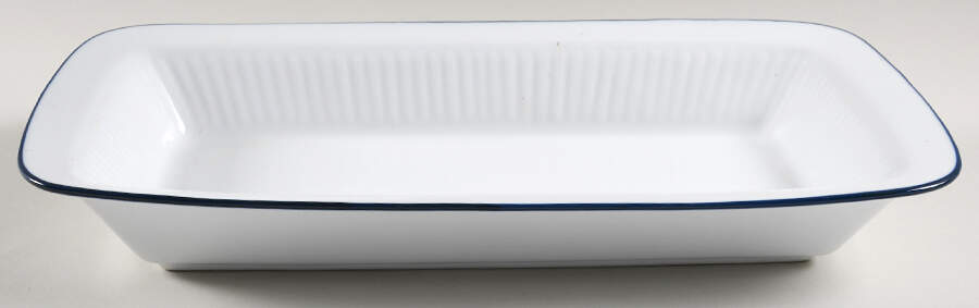Christianshavn Blue 13" Rectangular Baker by Dansk-1