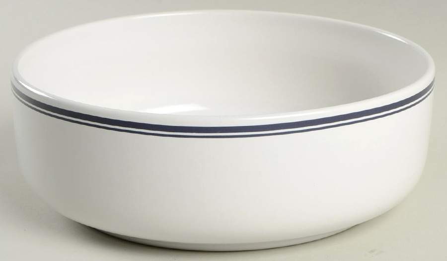 Christianshavn Blue 7" Storage Ceramic Bowl by Dansk-1