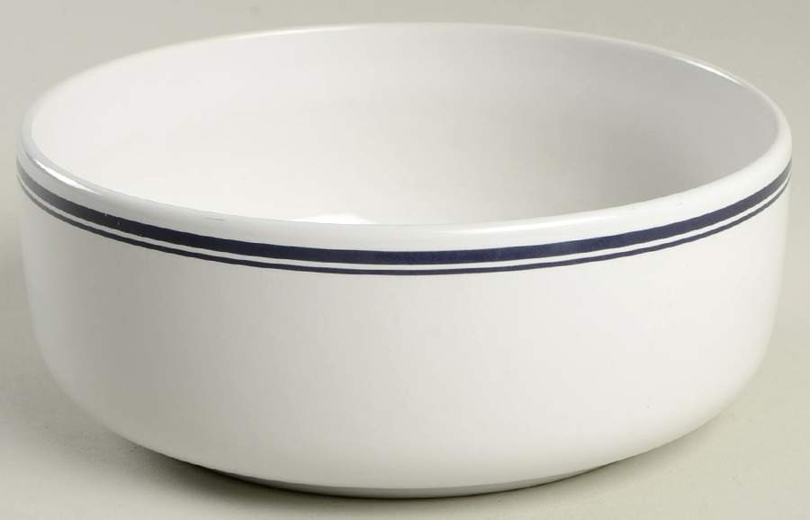 Christianshavn Blue 6" Storage Ceramic Bowl by Dansk-1