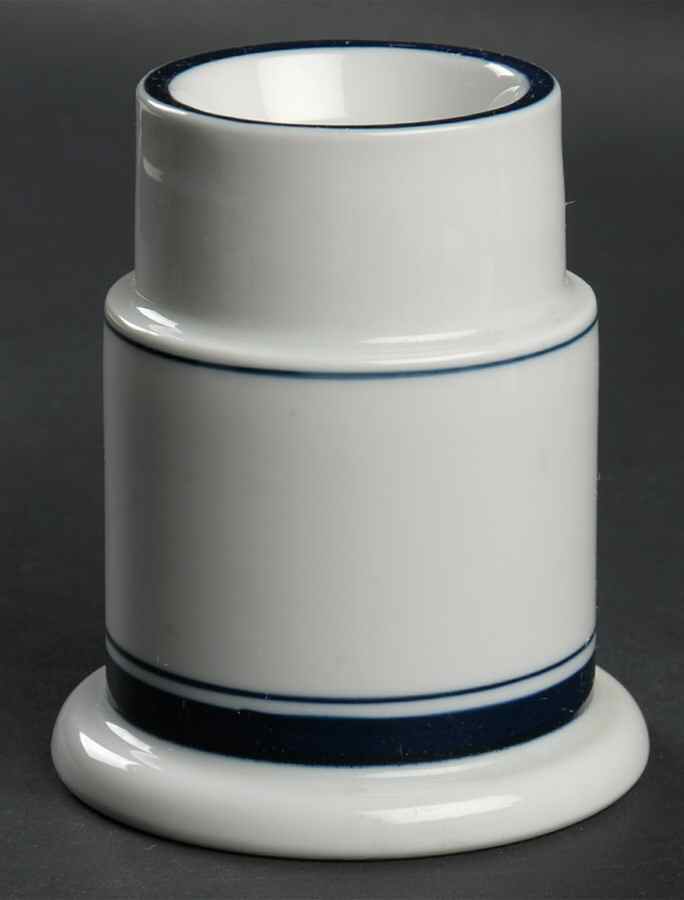 Christianshavn Blue Hurricane Lamp No Globe by Dansk-1