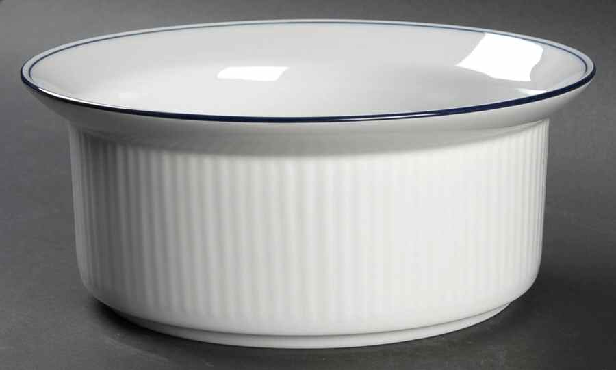 Christianshavn Blue 7" Round Vegetable Bowl by Dansk-1