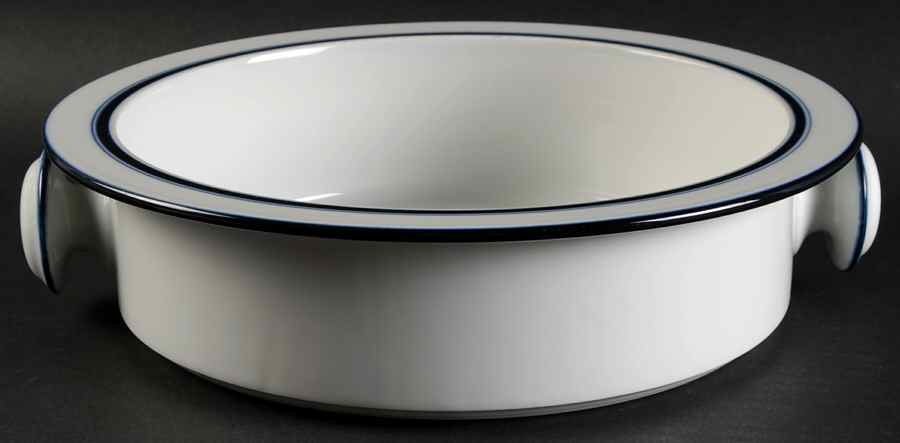 Christianshavn Blue 10" Round Vegetable Bowl by Dansk-1