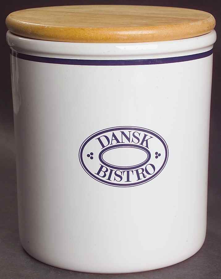 Christianshavn Blue Large Canister & Lid by Dansk-1