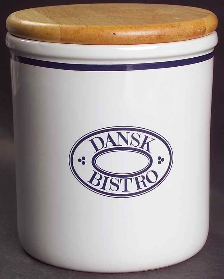 Christianshavn Blue Medium Canister & Lid by Dansk-1