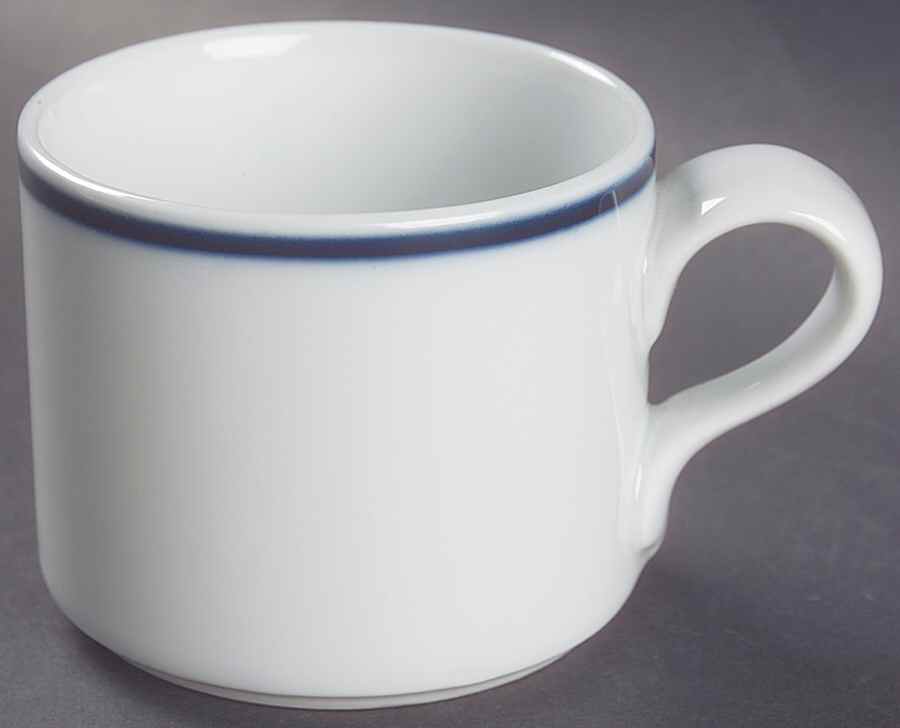 Christianshavn Blue Flat Demitasse Cup by Dansk-1