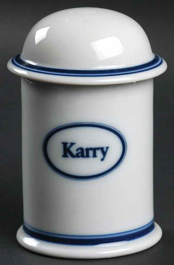Christianshavn Blue Spice Jar Set Individual Jar & Lid by Dansk-1
