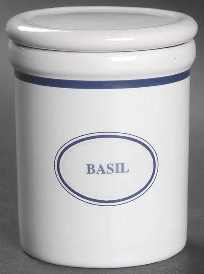 Christianshavn Blue Basil Spice Jar & Lid by Dansk-1